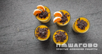 Фото приготовления рецепта: Апельсиновая панна-котта - шаг 11
