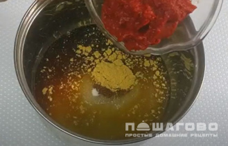 Фото приготовления рецепта: Простой кисло-сладкий соус - шаг 4