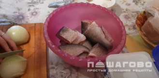 Фото приготовления рецепта: Щекур малосольный - шаг 2