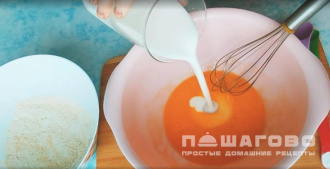 Фото приготовления рецепта: Заливной пирог на кефире с курицей и картошкой - шаг 1
