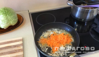 Фото приготовления рецепта: Бигус из свежей капусты с мясом и картошкой - шаг 2