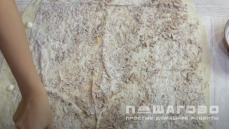 Фото приготовления рецепта: Рулет Мимоза в лаваше - шаг 4