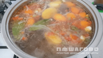Фото приготовления рецепта: Шурпа Кайнатма - шаг 2