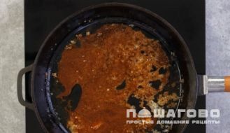 Фото приготовления рецепта: Бананы фламбе - шаг 4