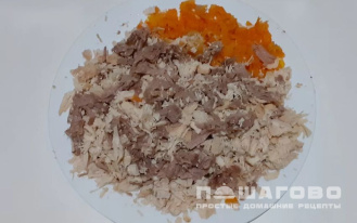 Фото приготовления рецепта: Рийет из индейки и курицы - шаг 4