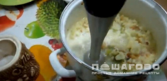 Фото приготовления рецепта: Суп-пюре из брокколи и цветной капусты - шаг 9