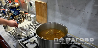 Фото приготовления рецепта: Суп из фазана - шаг 10