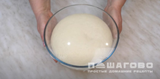 Фото приготовления рецепта: Самый простой рецепт теста для пирожков - шаг 5
