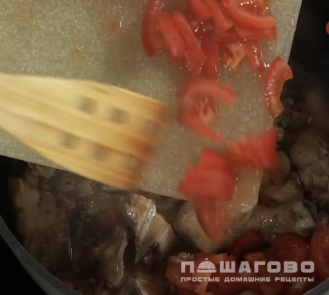 Фото приготовления рецепта: Чахохбили с курицей - шаг 6