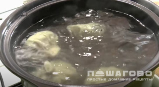 Фото приготовления рецепта: Хинкали с сыром - шаг 11