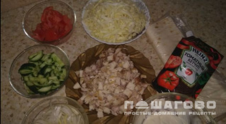Фото приготовления рецепта: Домашняя шаурма с куриной грудкой - шаг 1