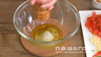 Фото приготовления рецепта: Салат из печеных овощей с фетой - шаг 9