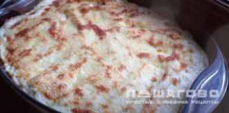 Фото приготовления рецепта: Каннелони под соусом бешамель - шаг 12