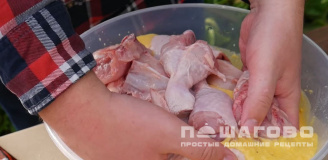 Фото приготовления рецепта: Шашлык из курицы - шаг 3