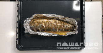 Фото приготовления рецепта: Голец в духовке - шаг 4