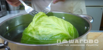 Фото приготовления рецепта: Классические голубцы для заморозки - шаг 6