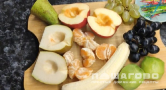 Фото приготовления рецепта: Канапе из фруктов для детей - шаг 1