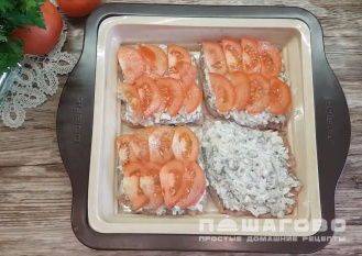 Фото приготовления рецепта: Диетическое мясо по-французски - шаг 6