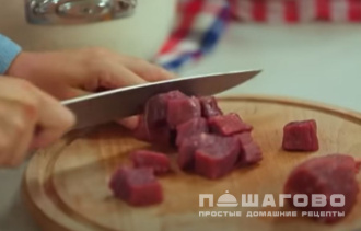 Фото приготовления рецепта: Густой немецкий суп общий горшок - шаг 1