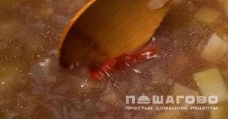 Фото приготовления рецепта: Суп с фасолью консервированной - шаг 3