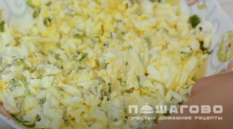 Фото приготовления рецепта: Рулет Мимоза в лаваше - шаг 3