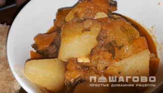 Фото приготовления рецепта: Рагу из баранины - шаг 2