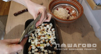 Фото приготовления рецепта: Салат Цезарь без мяса (веганский) - шаг 3