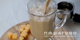 Фото приготовления рецепта: Сырный кофе - шаг 4