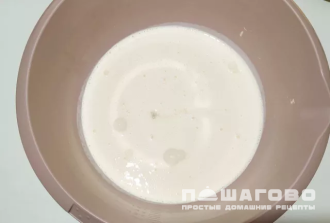 Фото приготовления рецепта: Сливочное мороженное с киви и ванилью - шаг 2