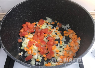 Фото приготовления рецепта: Суп из трески с овощами по-норвежски - шаг 3
