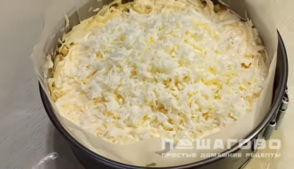 Фото приготовления рецепта: Салат Мимоза без картошки с рисом - шаг 9