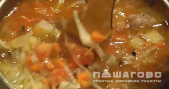 Фото приготовления рецепта: Суп щи с говядиной ​классический рецепт - шаг 12