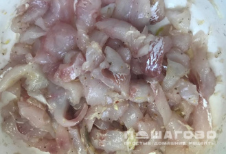 Фото приготовления рецепта: Сагудай из омуля - шаг 5