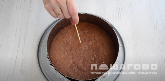 Фото приготовления рецепта: Торт-суфле с творогом - шаг 5
