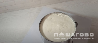 Фото приготовления рецепта: Торт «Птичье молоко» с агар-агаром - шаг 10