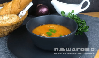 Фото приготовления рецепта: Биск из креветок - шаг 6