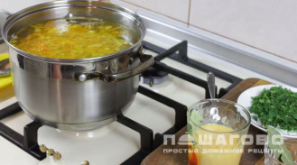 Фото приготовления рецепта: Суп Кудряш - шаг 7