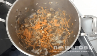 Фото приготовления рецепта: Грибной суп с мясом - шаг 2
