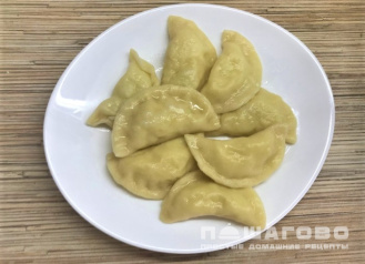 Фото приготовления рецепта: Вареники с ливером - шаг 6