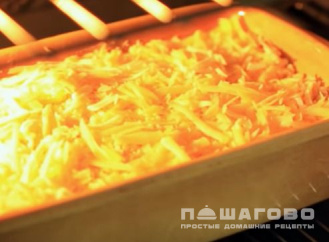 Фото приготовления рецепта: Лазанья с шампиньонами и сыром - шаг 7