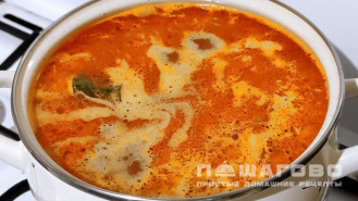 Фото приготовления рецепта: Суп с макаронами - шаг 4