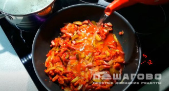 Фото приготовления рецепта: Солянка классическая сборная мясная - шаг 4