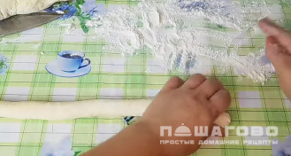 Фото приготовления рецепта: Галушки из творога - шаг 2