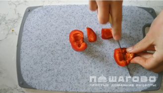Фото приготовления рецепта: Баклажаны кружками в острой приправе - шаг 2