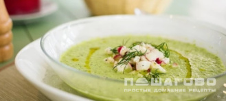 Фото приготовления рецепта: Гаспачо из огурцов - шаг 5