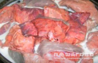 Фото приготовления рецепта: Пышные пирожки из легкого свиного - шаг 2