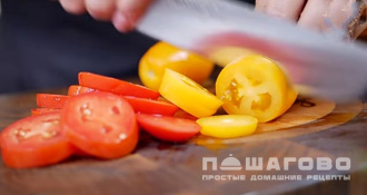 Фото приготовления рецепта: Слоеные баклажаны на зиму - шаг 7