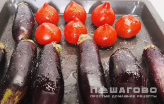 Фото приготовления рецепта: Теплый салат из запеченных овощей - шаг 1