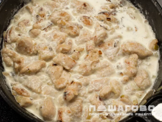 Фото приготовления рецепта: Бефстроганов из курицы - шаг 3