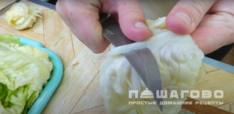 Фото приготовления рецепта: Классические голубцы для заморозки - шаг 7